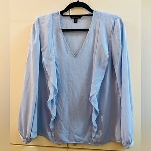 Banana Republic Women's  Long Sleeve Blue Blouse Top Tank Size S